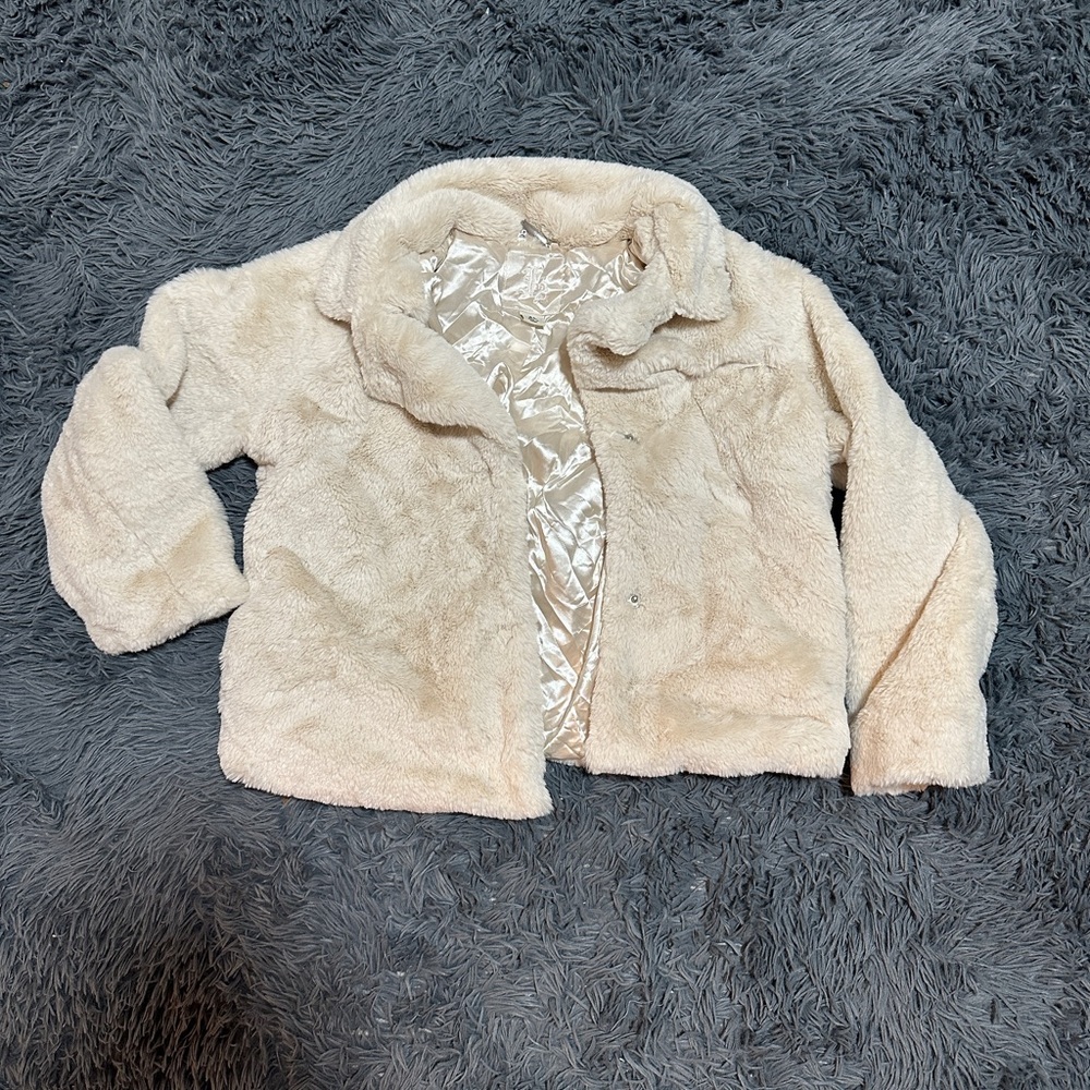 Cream Fur Coat